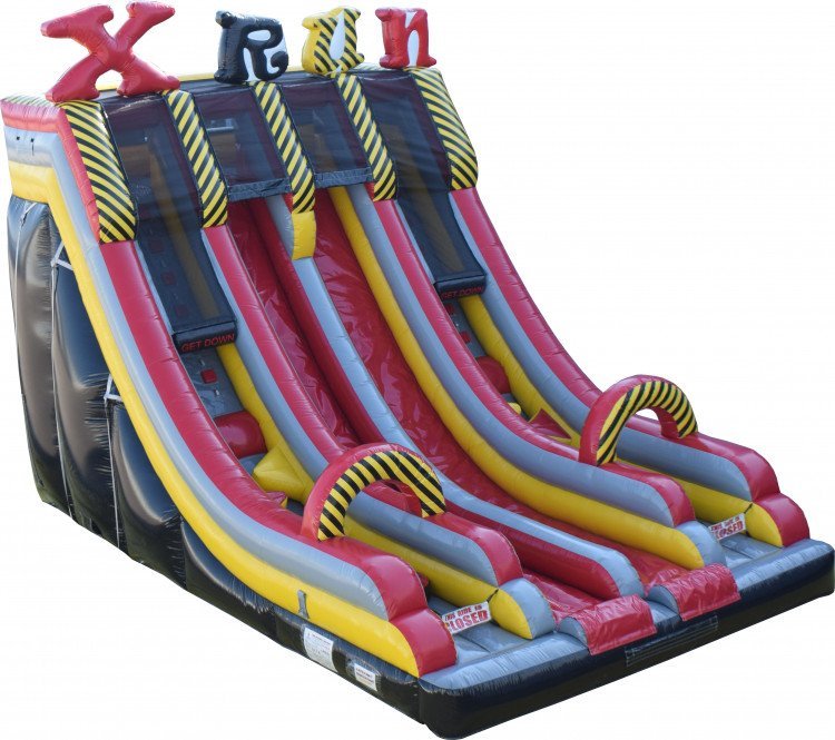 22 FT Xtreme Fun Run® Double Lane Slide