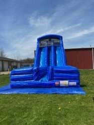 Front20of20Silde20 1681527303 Blue Crush 24' Dual Wet/Dry Slide