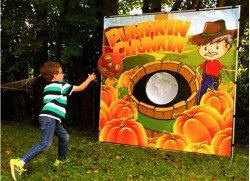 Pumpkin Chunkin' Carnival Throwing Game