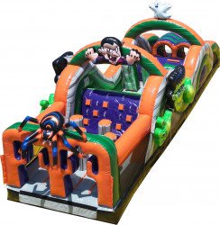 Monster Mash 35' Obstacle Course with Slide