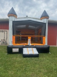 IMG 2140 1736877650 Black and Gray Castle Bounce House