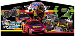 stock20car20art20panel 380958923 Deluxe Themed Bounce House Combo