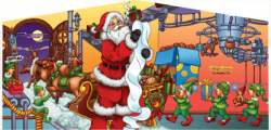 137 Santa Claus 675078998 2 Deluxe Themed Bounce House Combo